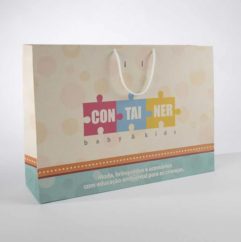bolsa de papel personalizada