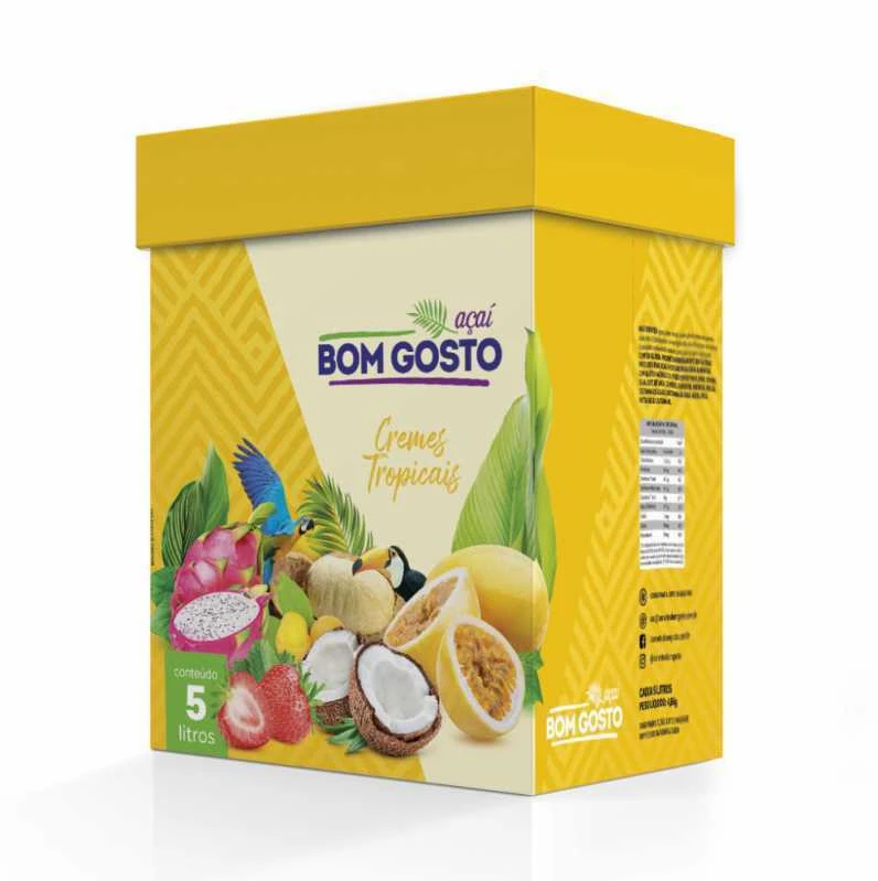 caixa de papelão para sorvete 5 litros