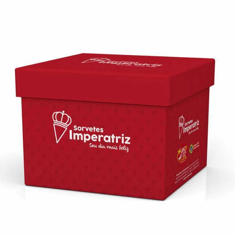 caixa de papelão para sorvete