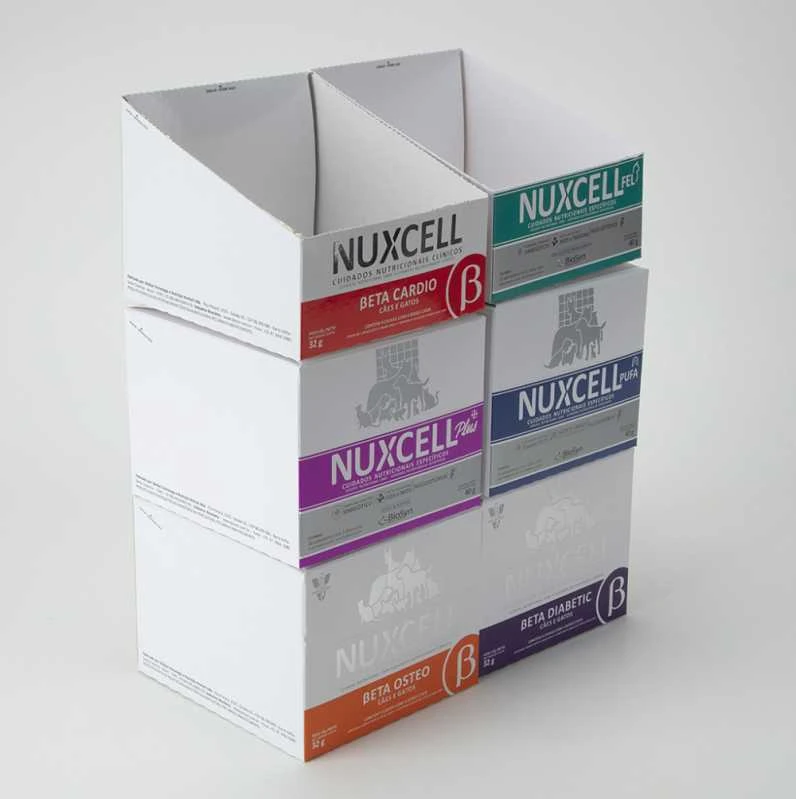caixa display de papel