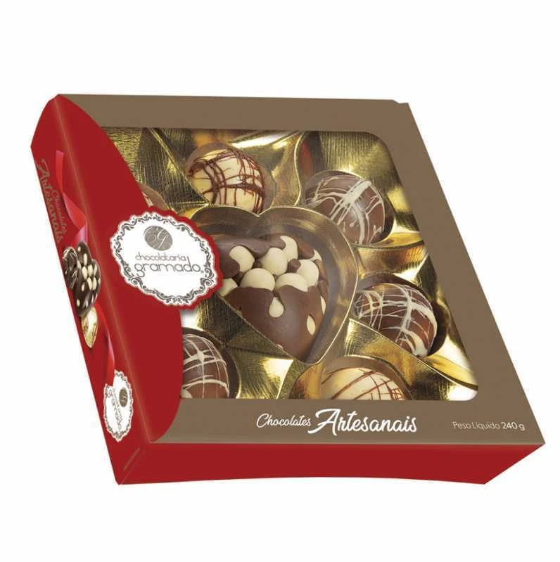 embalagem de papel chocolate