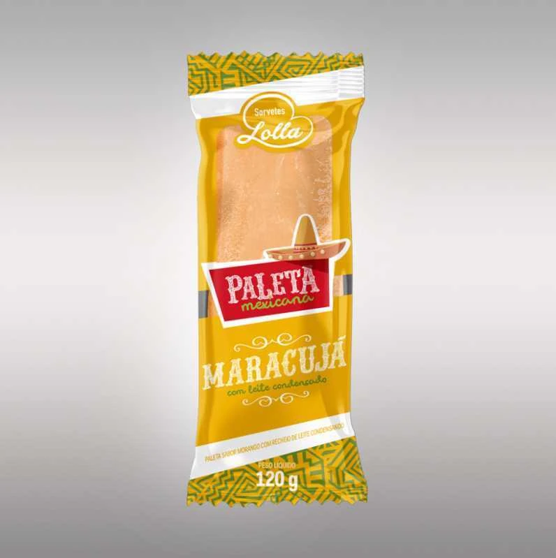 embalagem de picolé transparente