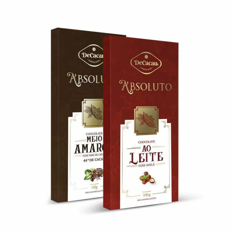 embalagem personalizada para barra de chocolate